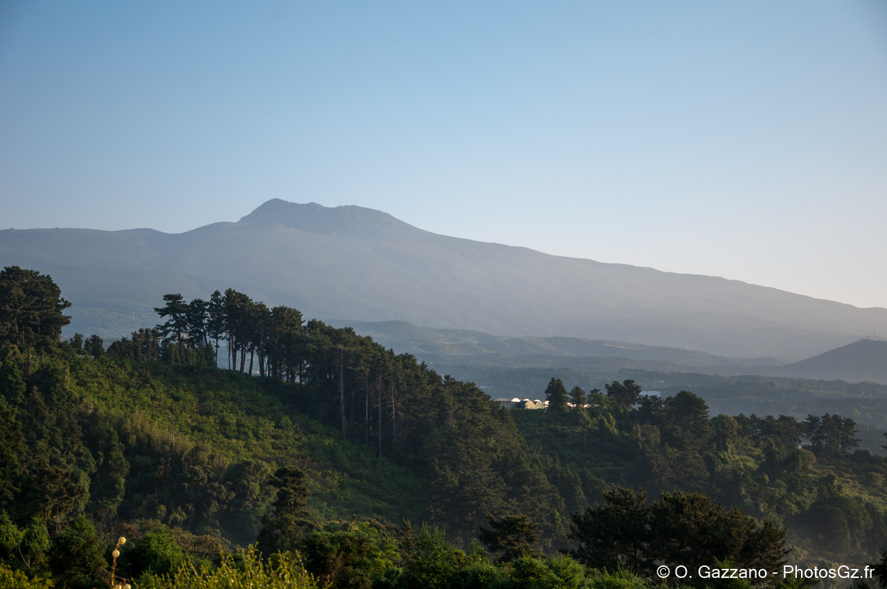 Ile de Jeju et son Volcan au petit matin