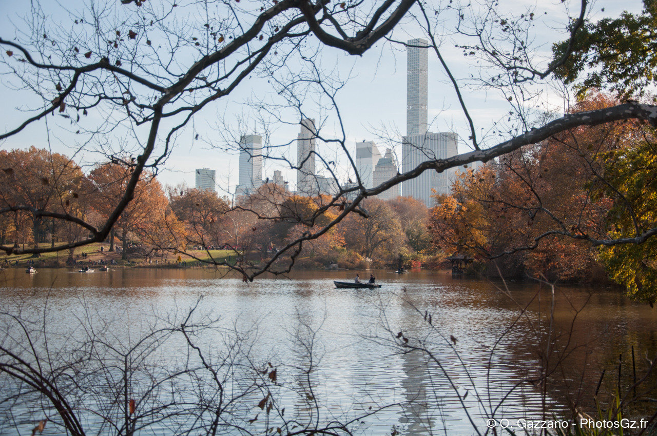 Central Park et Manhattan en Automne - New York City