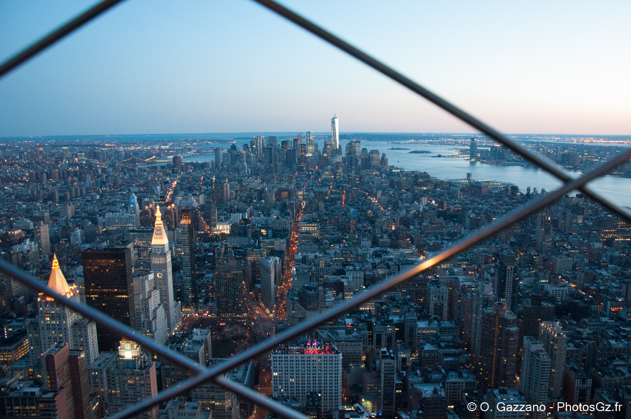 New York City fom above