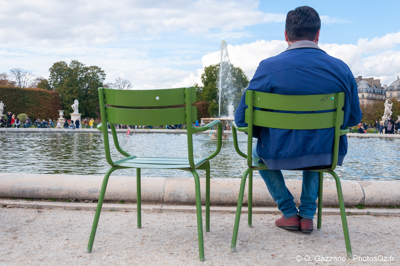 Challenge 52 : Chaises du Jardin du Luxembourg au jardin des tuileries (1/2)