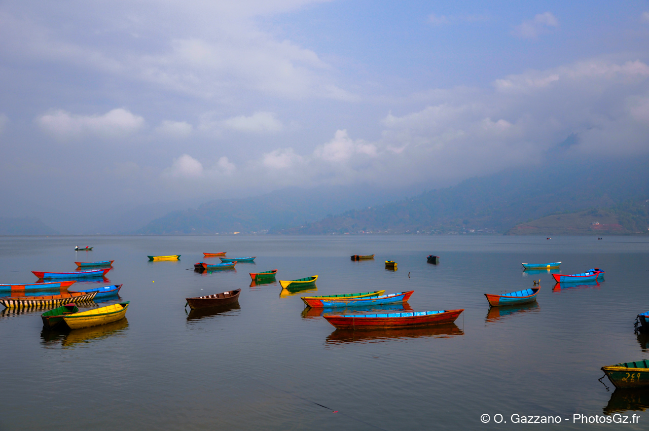Lac de Pokhara / Népal