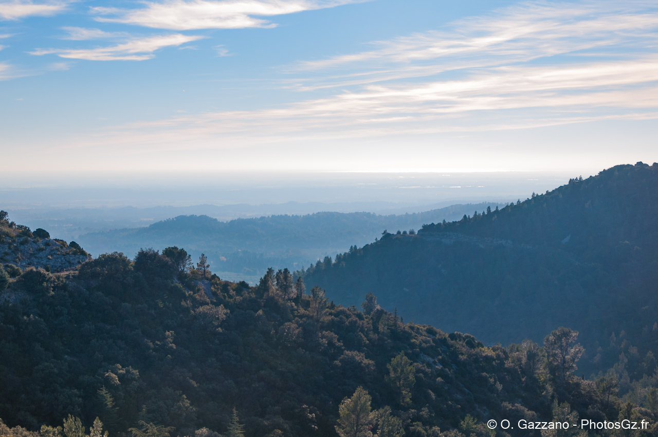 Les Alpilles..Provence, France - 28 décembre 2016