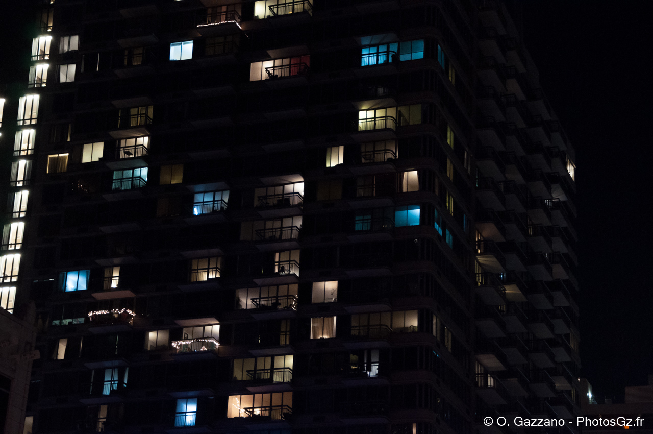 Grattes ciels de nuit - New York City