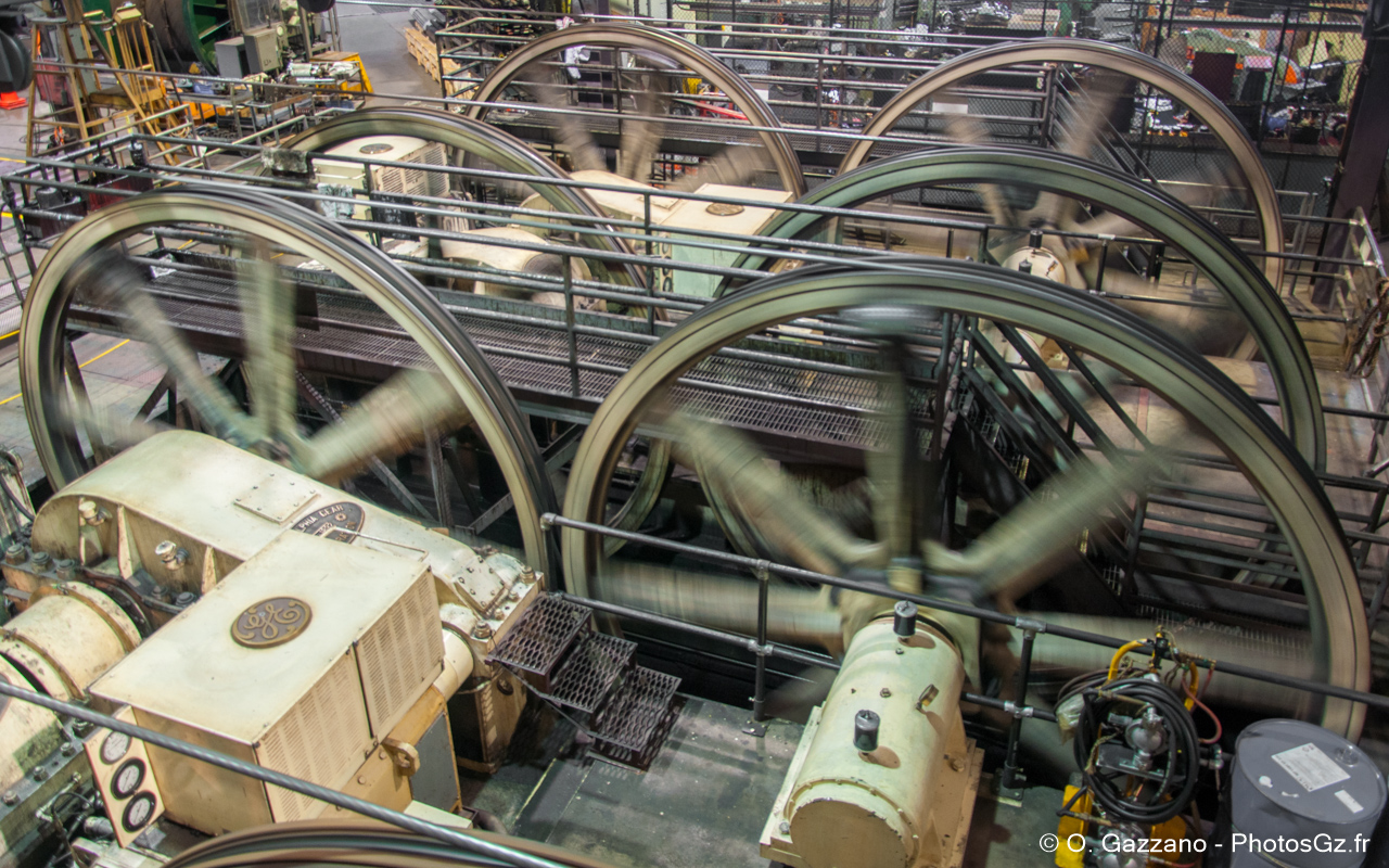 Machine propulsant les tramways à câbles de San Francisco
