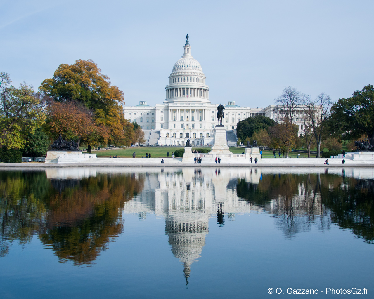 Le Capitol en automne - Washington DC