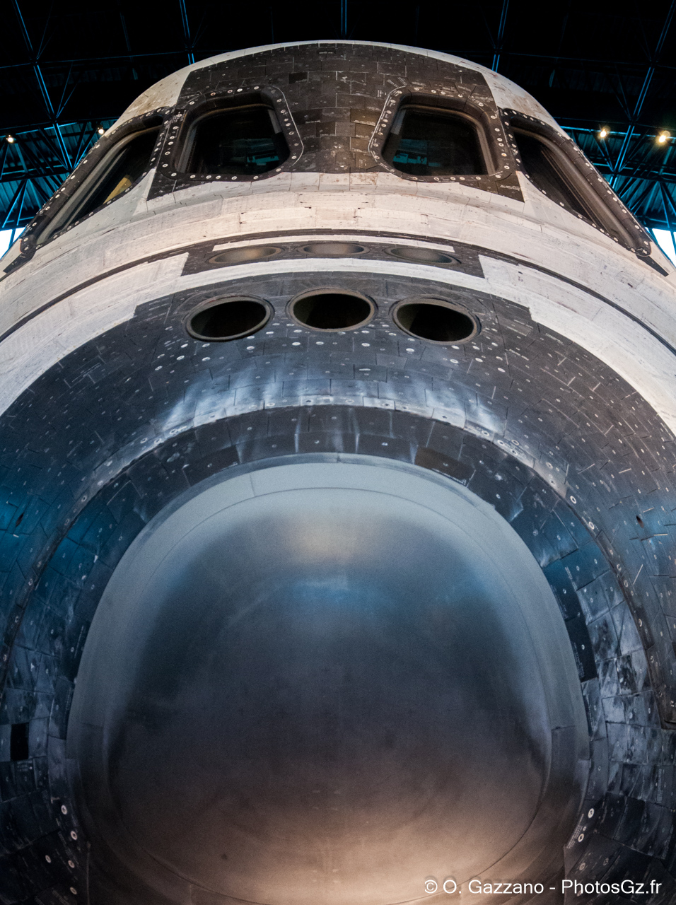 Nez de la navette spatiale américaine Discovery